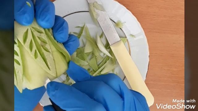 Цветок из кабачка смотреть онлайн