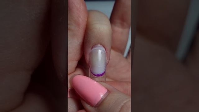 выкладной френч на верхние формы#nails #маникюр #shorts #короткоевидео #короткиевидео #верхниеформы