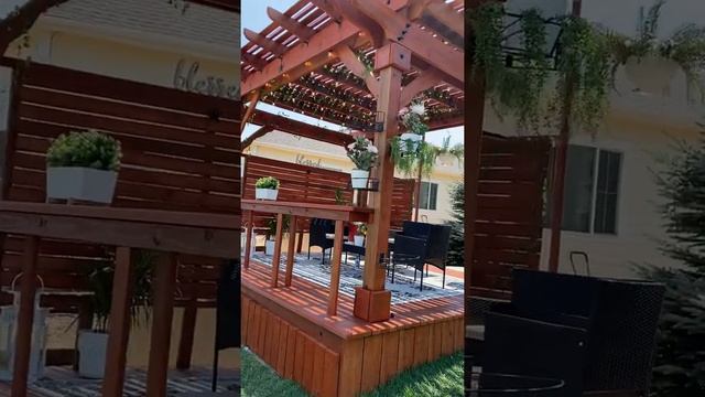 10x12 Pergola and deck project.