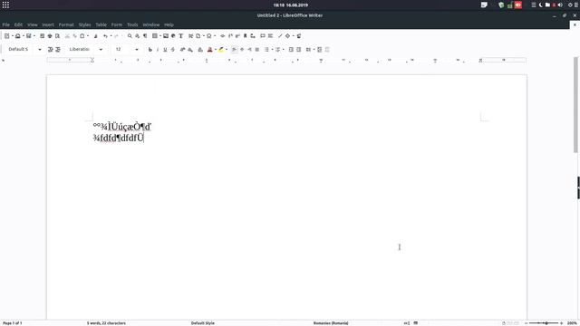 Inserting special characters in LibreOffice Writer 6.3 смотреть онлайн
