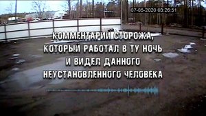 Неизвестный свидетель или причастный к пропаже. Игорь Гаврилов. Костомукша. Карелия