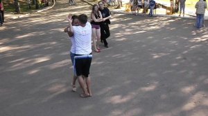 Меренге.(Merengue dance) Латиноамериканские танцы Чебоксары. Саша и Лена.Open Air