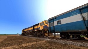 Crazy MAD Man Sitting On The Railway Railroad Tracks – Indian Railways Train Simulator 2022