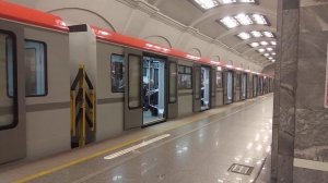 3 поколения поездов на 1 линии Петербургского метро — вагоны типа Ем, Балтиец и Юбилейный (24.03.23