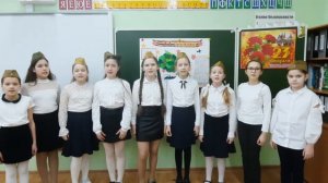 Праздничная песня «Защитники Отечества», 4 «В» класс (музыка И. и Н. Нужины, слова Е. Шакирьянова)