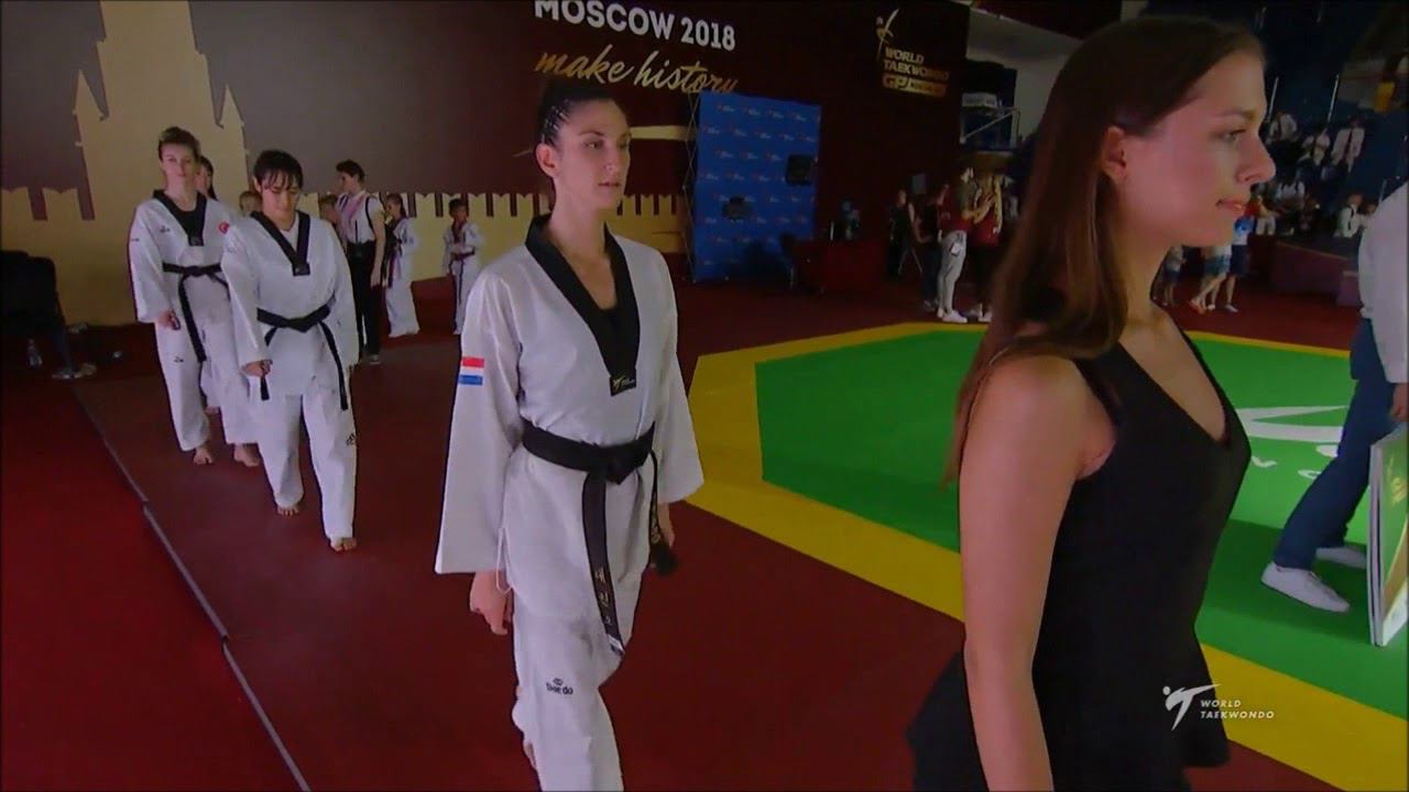 World Taekwondo Grand-Prix Moscow 2018. W - 49. Награждение.