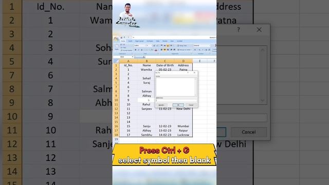 shortcuts to hide all blank rows | #excel #shortcuts #tricks @jeetech_computer смотреть онлайн