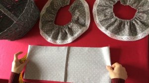 Чехол для корзинки с ЛЮКСОВОЙ обработкой. Выкройки. МК.