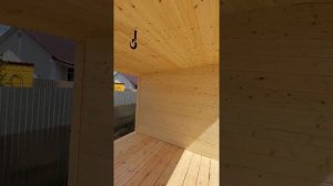 Хозблок 2х3 м с террасой-беседкой 4х3,5 м