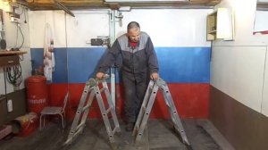 Лестница- трансформер 3 х 4, разочарование и переделка под себя.