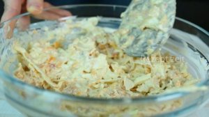 Einfach Hackfleisch zum Kohl geben / Unglaublich einfaches und leckeres Rezept für ein Abendessen 👍