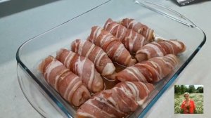 Куриные рулетики с черносливом.