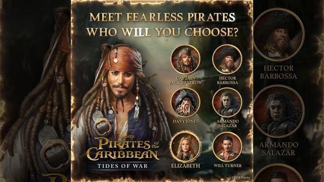 [Pirates of the Caribbean: Tides of War] Game Start! Free Play Now! смотреть онлайн