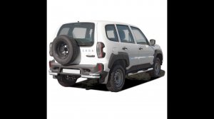 Защита заднего бампера Нива Тревел «уголки двойные Люкс»