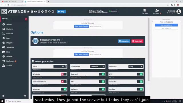 ✔️ Failed to Login | Failed to verify Username | MineCraft Server Error to connect | 10 Feb 2021