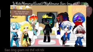 Sans Au react to Nightmare Au//p1//UndertaleAU x gacha// re-upload