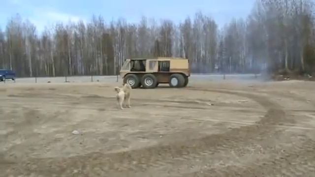 Самодельный шестиколёсный вездеход