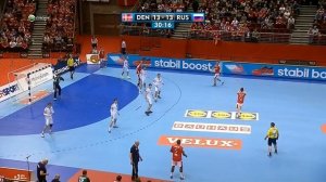 Гандбол Чемпионат Европы 2016 Россия - Дания (Handball Euro 2016 Russia Denmark)