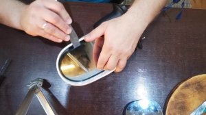 nissan cube z12.как снять зеркальный элемент