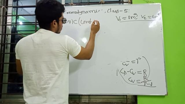 Isochoric, isobaric, isothermal, adiabatic and isentropic process in termodynamics. part-5: