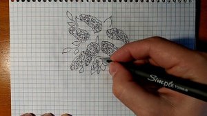 Просто рисуем БУКЕТ СИРЕНИ, очень просто нарисовать, попробуй ♥