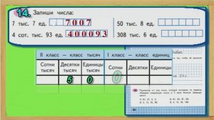 Страница 20 Задание 14 Рабочая тетрадь Математика Моро 4 класс Часть 1