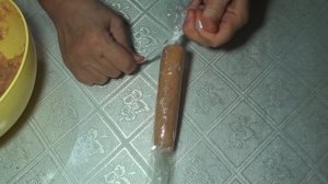 домашние сосиски из куриного фарша вкусно очень  .