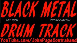 Black Metal Drum Track 100 bpm FREE