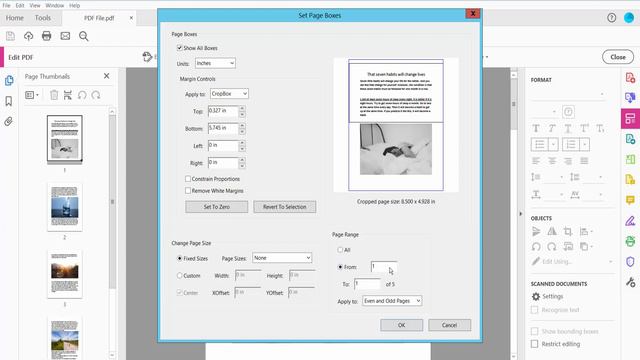 How to crop a PDF using Adobe Acrobat Pro DC 2022 смотреть онлайн