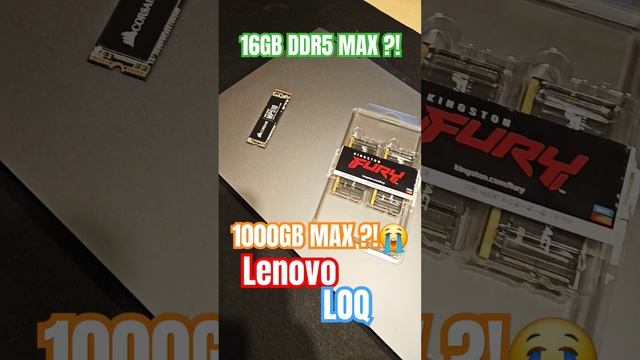LOQ tylko 16 GB RAM MAX ?! A Co z dyskiem ? #loq #gaming смотреть онлайн