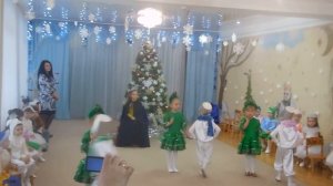 Голубые ёлочки утренник 2018, детский сад №614 Киев. Новый Год.