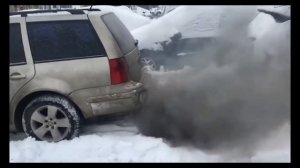 Запуск Зимою Автомобіля Трудниый Запуск Дизельных моторов Cold Start up engine Compilation