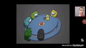 Among Us Animation Part 2-Glitch Genesis Реакция