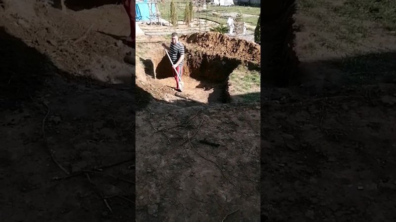 скоро будет пруд готов