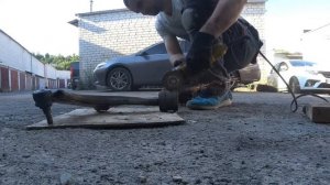 Замена сайлентблоков передних рычагов на FORD FOCUS