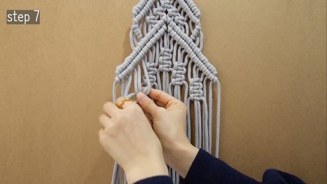 DIY TUTORIAL | Macrame Christmas Tree Wall Hanging | 마크라메 크리스마스 트리 월행잉 만들기