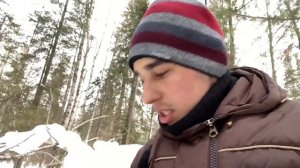 Ворон поймал мышку / прогулка в непогоду / ворон Гоша