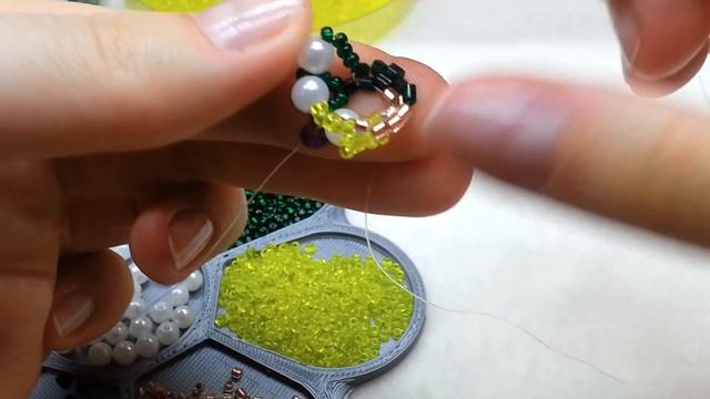 Beaded harness/Beaded Rope/Жгут из бисера иглой/ Ажурный жгут из бисера