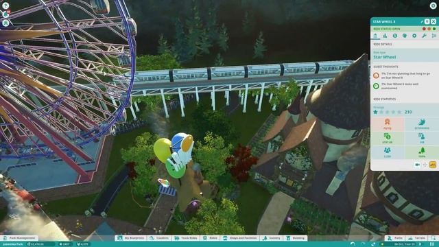 Planet Coaster Монорельс ☀20