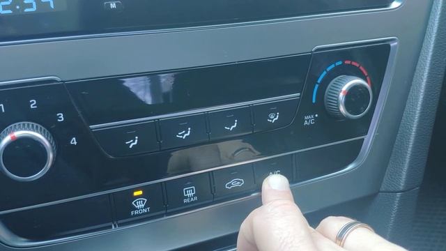 Sonata LF отключение кондиционера при включении обдува лобового стекла смотреть онлайн
