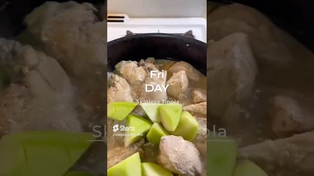 Skinless Chicken Tinola healthysoup hubbysfavoritesoup chickentinola chickenrecipe chicken