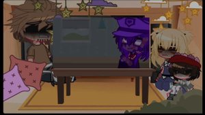 aftons react to william angst..||helliam angst|FNAF|gacha afton|gacha club|