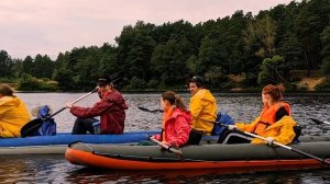 Как удобно сидеть в байдарке?