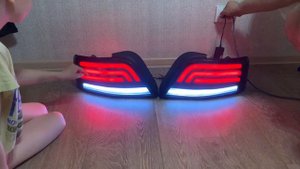 Задняя кастом оптика Митсубиси галант 8