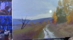 Видео-урок "Октябрьский вечер". Художник Игорь Сахаров