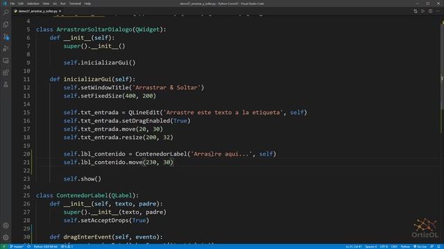 Python Curso V2: 458 2/2 Habilitar Control para Permitir Arrastrar y Soltar (Drag & Drop) Contenido смотреть онлайн