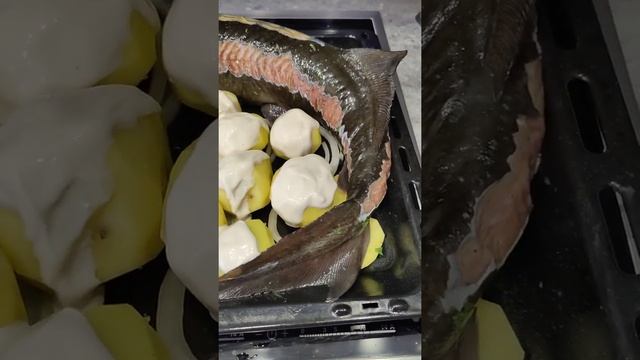 стерлядь в духовке