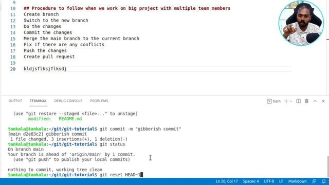 Git & GitHub | Undoing Bad Commits in Telugu | Tankala смотреть онлайн