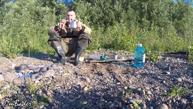 Одиночная ночёвка на берегу, погонял окуня на обратном пути. День 2