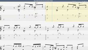 Guitar TAB - Antonio Vivaldi : Opus 3 No 8 Concerto Grosso | Tutorial Sheet Lesson #iMn